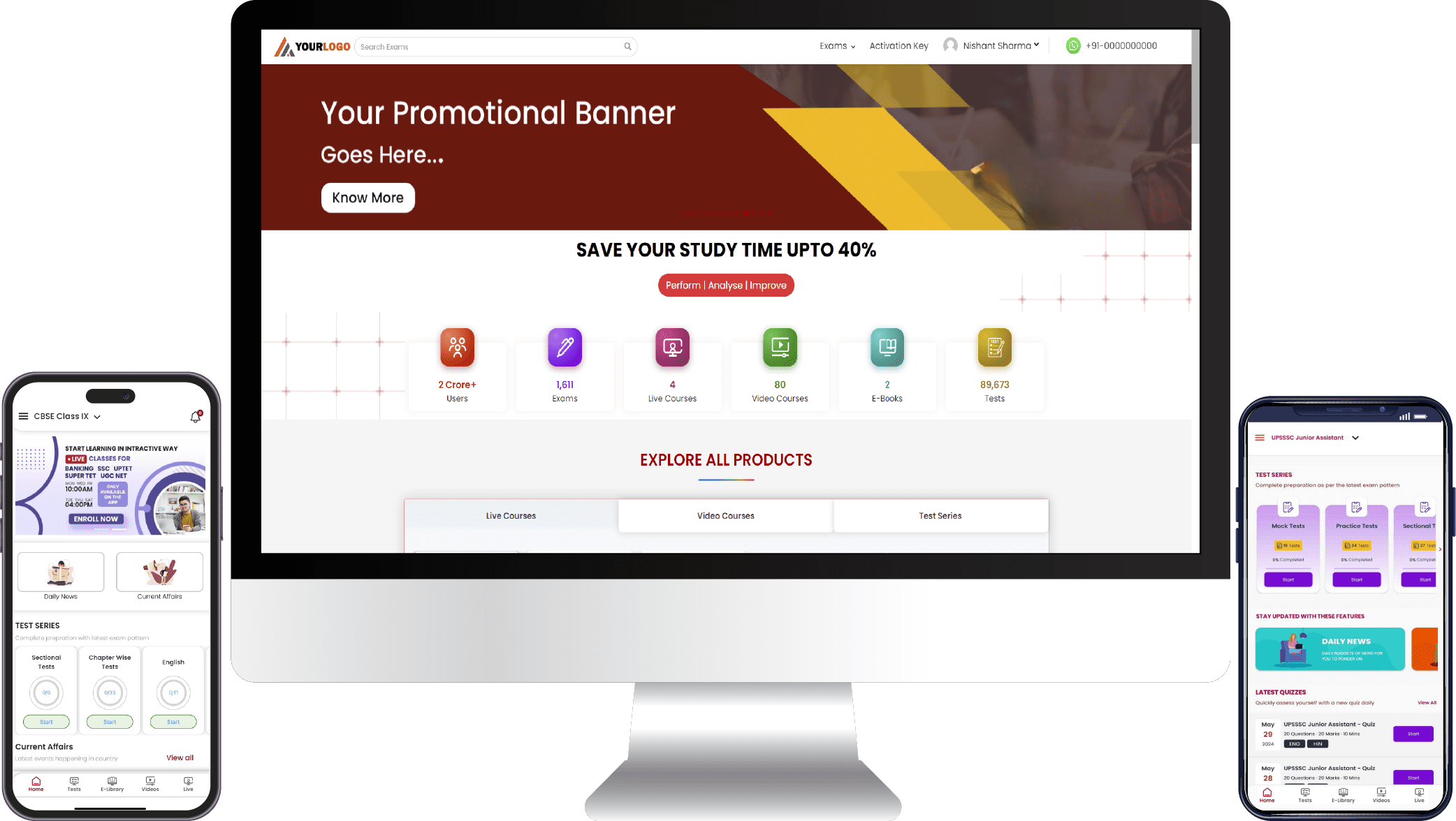 My Exam Test single feature